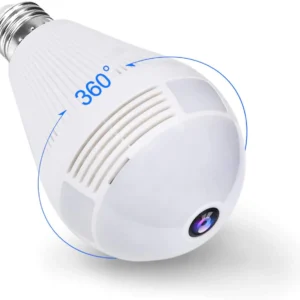 HD Quality Bulb Camera Wifi CCTV Hidden Panaromic from Gadget Bay