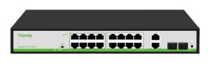 Tiandy 16 Port POE Switch from Gadget Bay In Stock