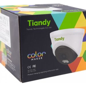 Tiandy 4MP Full Colour Bullet IP Camera features High resolution Video 2560x1440 pixels with a smooth frame rate of 20fps, for Ksh 4800 /=