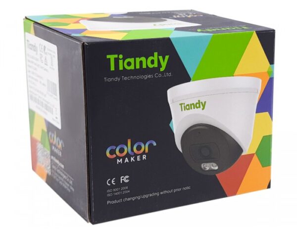 Tiandy 4MP Full Color Dome from Gadget Bay Tiandy 4MP Full Colour Bullet IP Camera features High resolution Video 2560x1440 pixels with a smooth frame rate of 20fps, for Ksh 4800 /=