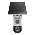 Tiandy Solar CCTV Camera Dual Lens Built in Mic and speaker
