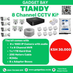 Tiandy 8 Channel CCTV Kit
