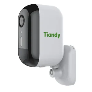 Tiandy Rechargeable 2MP WiFi Camera with 2-way audio, HD footage, human detection, mobile alerts, LED lights, and remote access. Price: 7000 KSH.